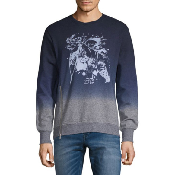PRPS Other - PRPS Goods & Co. Heather Grey Blue Pullover Sweater Size L